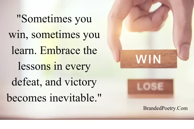 lose win quotes