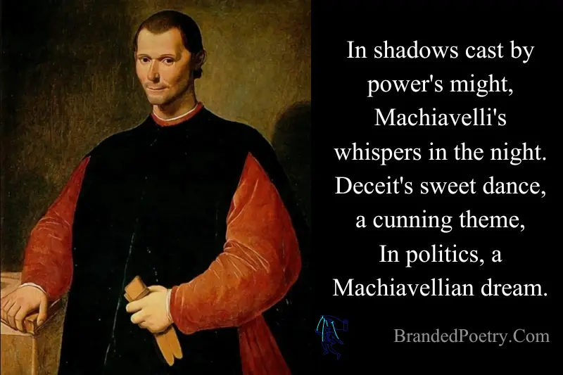 machiavelli poetry