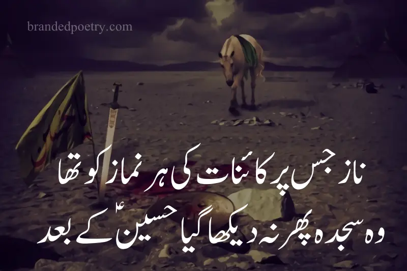 maidan e karbala sad quote in urdu
