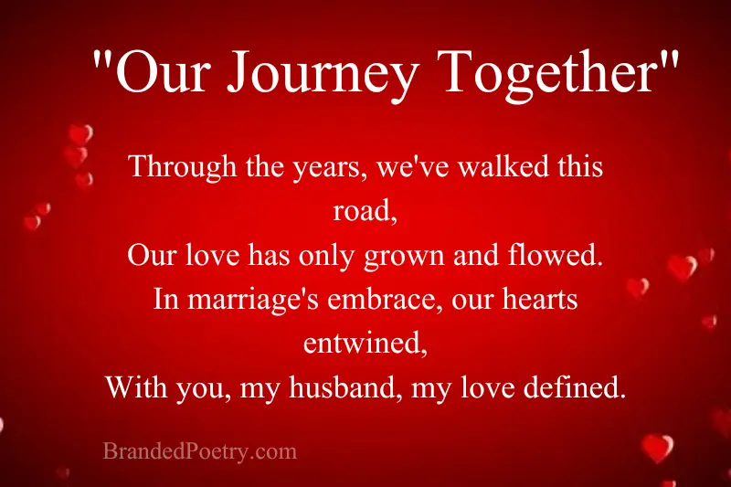 marriage love poem for husband