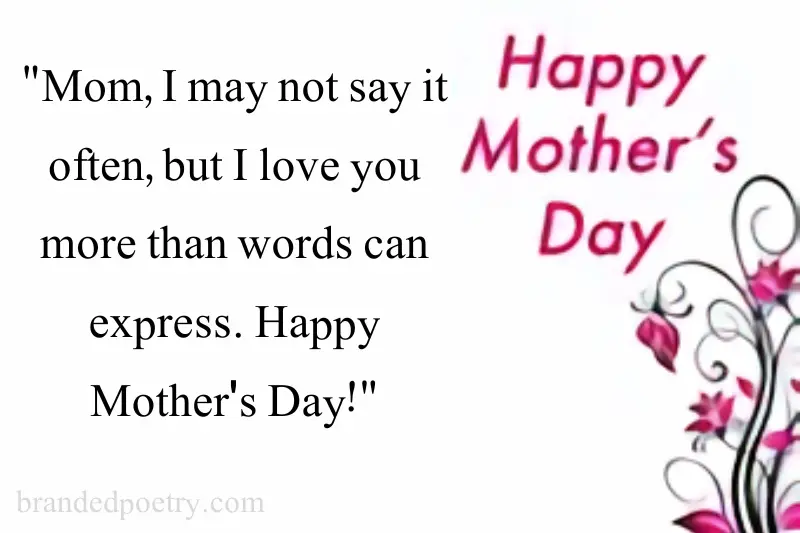 Mother Day Quotes from Son
