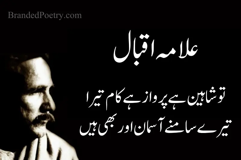 motivational poetry by allama iqbal in urdu two lines