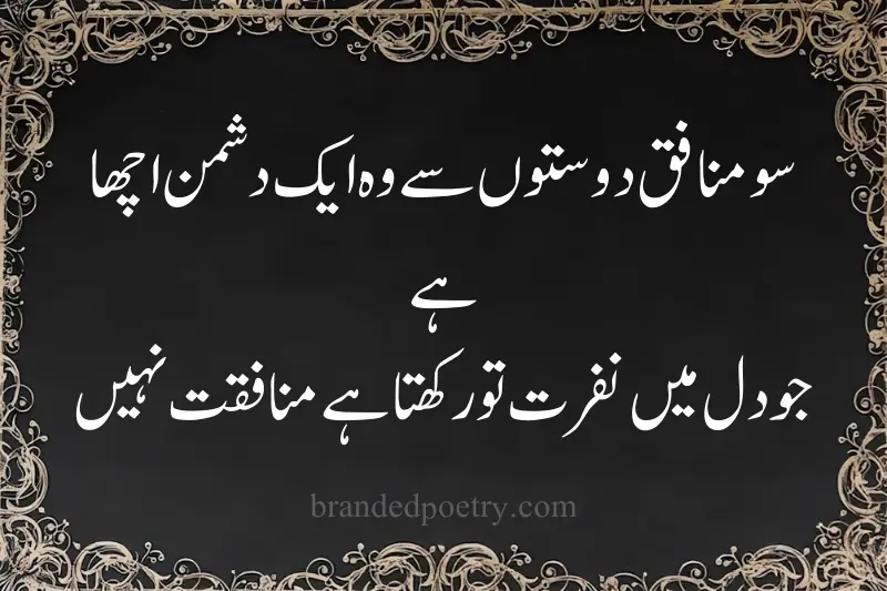 munafiqeen quote in urdu
