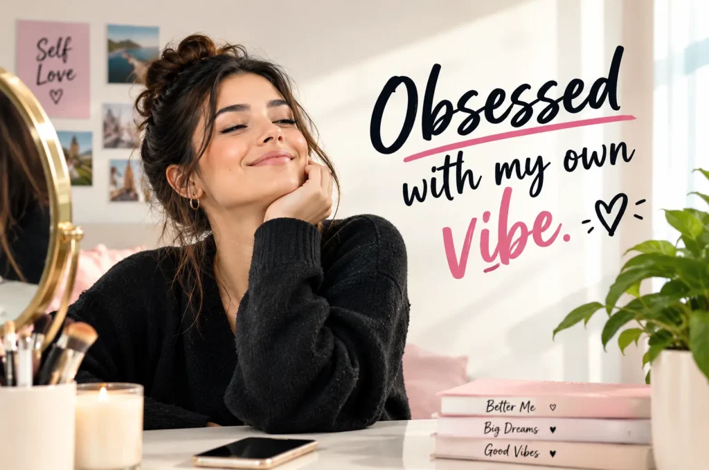 Obsessed with my own vibe.
