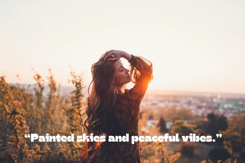 painted skies and peaceful vibes