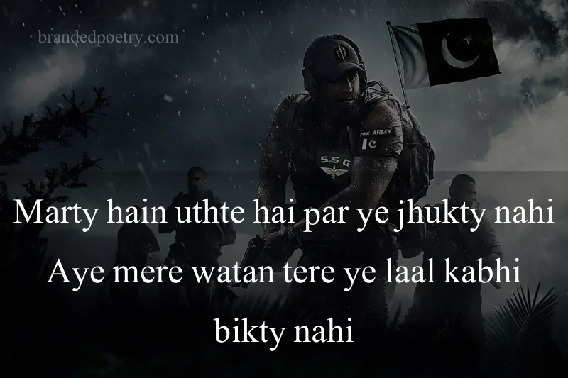 pak army poetry in roman english about independence day