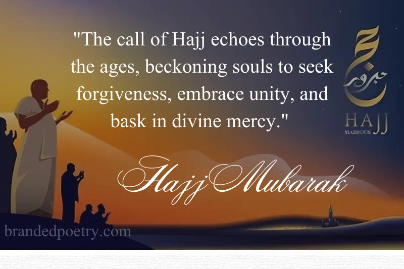 pray for hajj quote in english