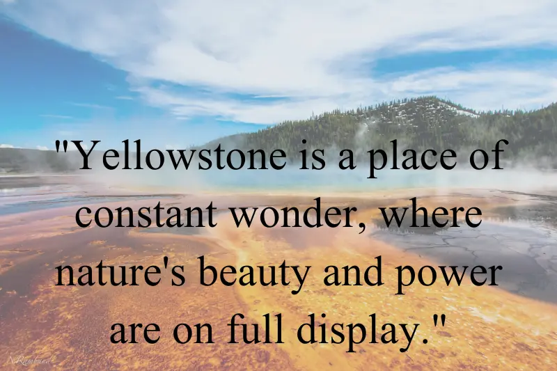 quotes about yellowstone national park