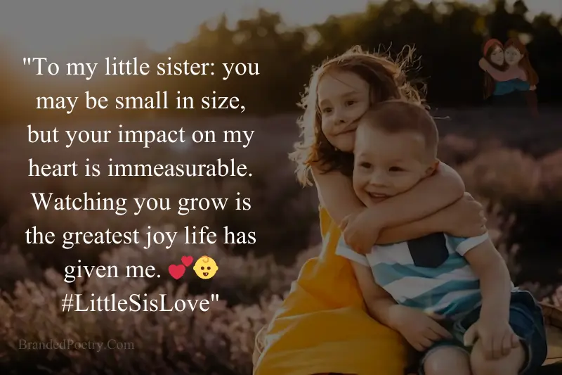 quotes for little sister in english