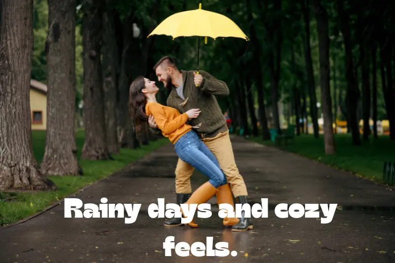 rainy days and cozy feels
