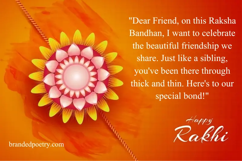 raksha bandhan wishes for friend in english