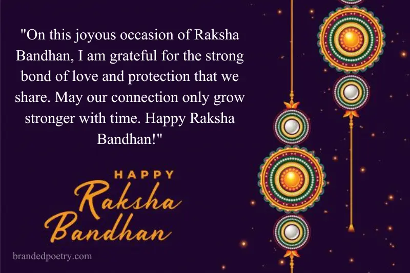 raksha bandhan wishes in english