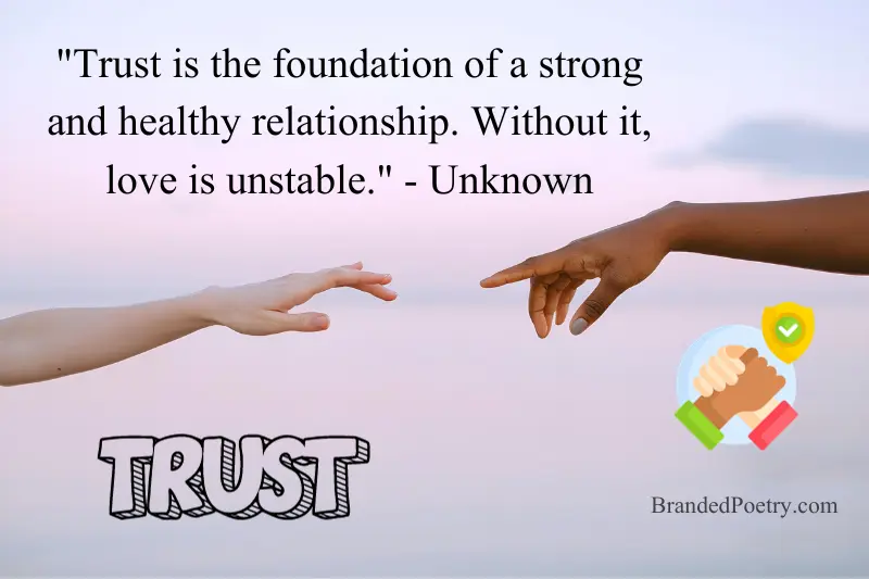 relationship trust quote in english