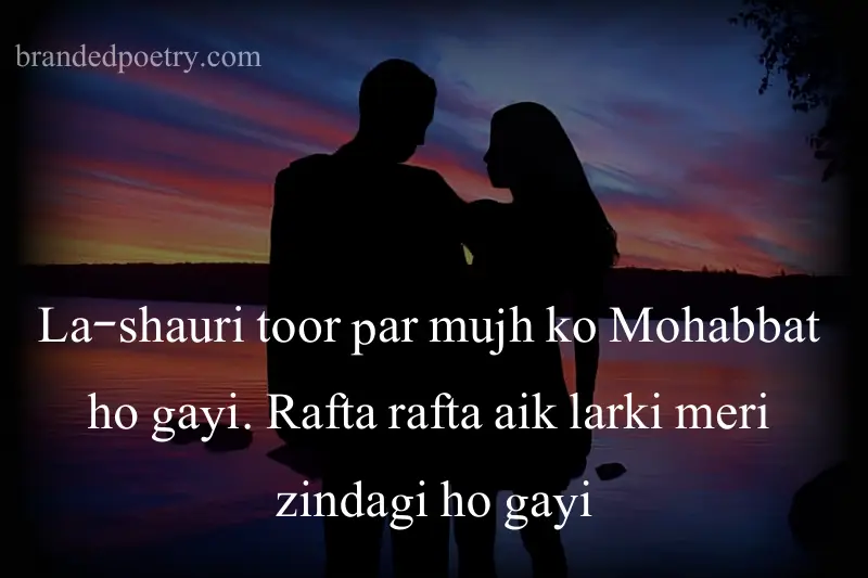 romantic lovers mohabbat quote in roman english