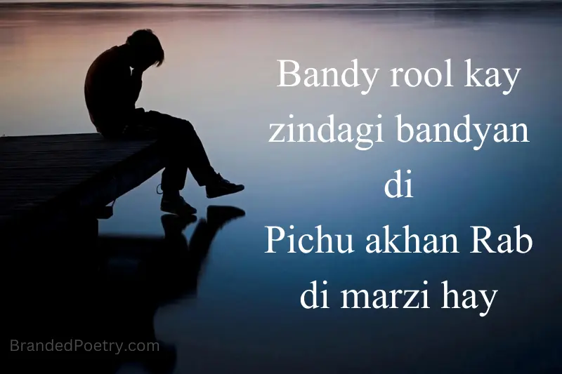sad boy alone roman english punjabi poetry