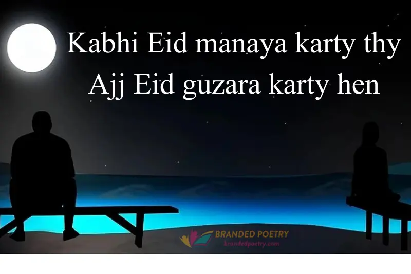 sad eid poetry for lovers in roman english
