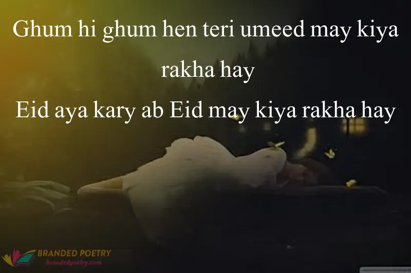 sad eid shayari in roman english