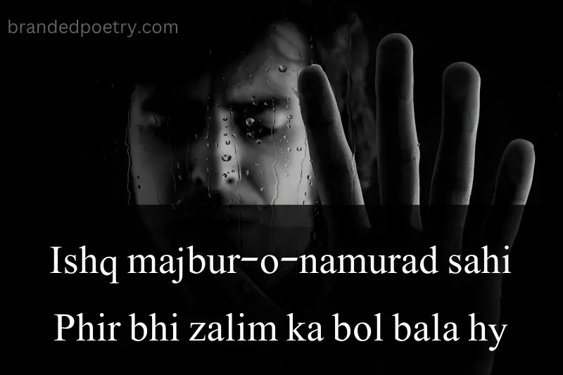 sad ishq-e-mamnu poetry in roman english about sad boy