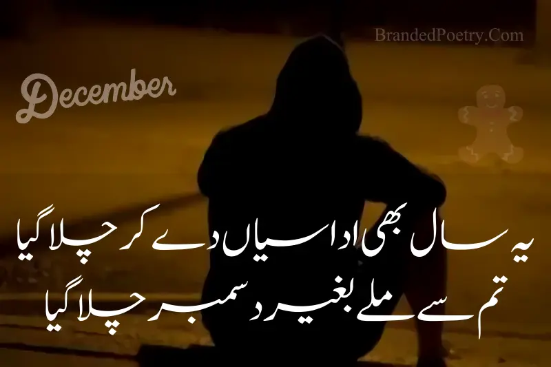 sad poetry about december in urdu