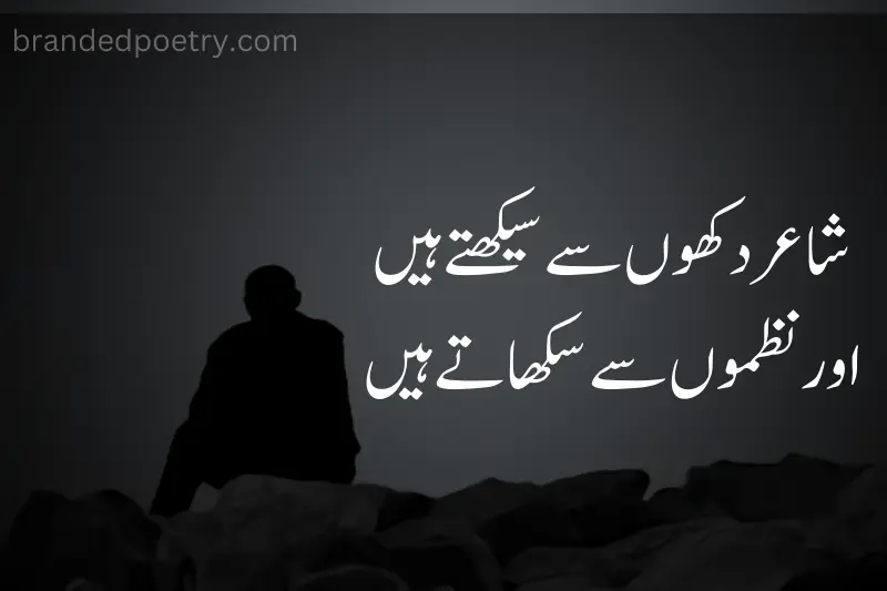 sad urdu quote about alone man