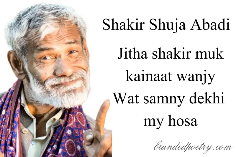 shakir shuja abadi famous poetry in roman english