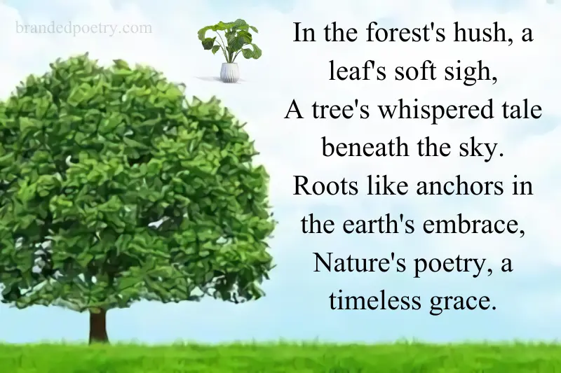 short poem on trees