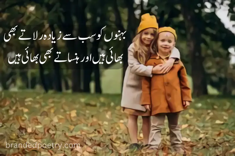sister brother love quote in urdu