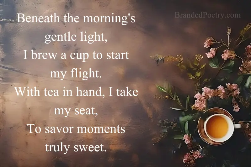 tea poem in english
