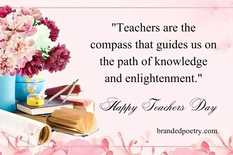 thought on teacher day in english