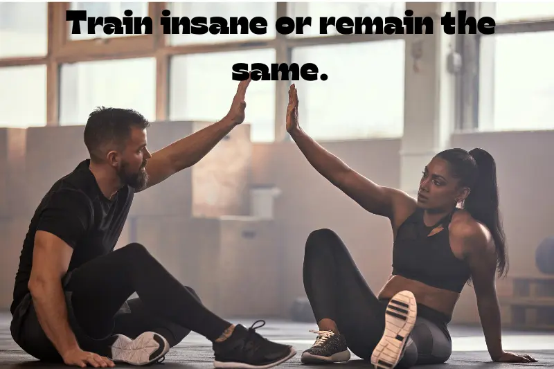train insane or remain the same