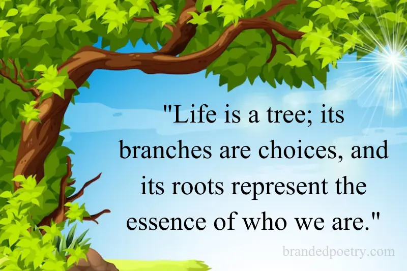 tree quotes about life
