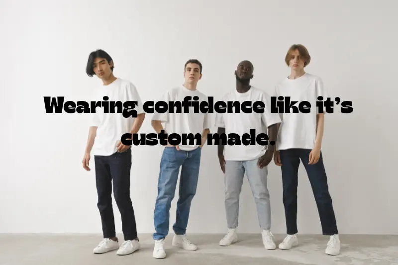 wearing confidence like it’s custom made