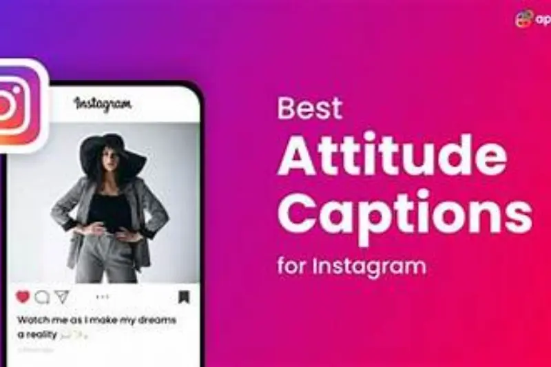 what is an attitude caption for insta