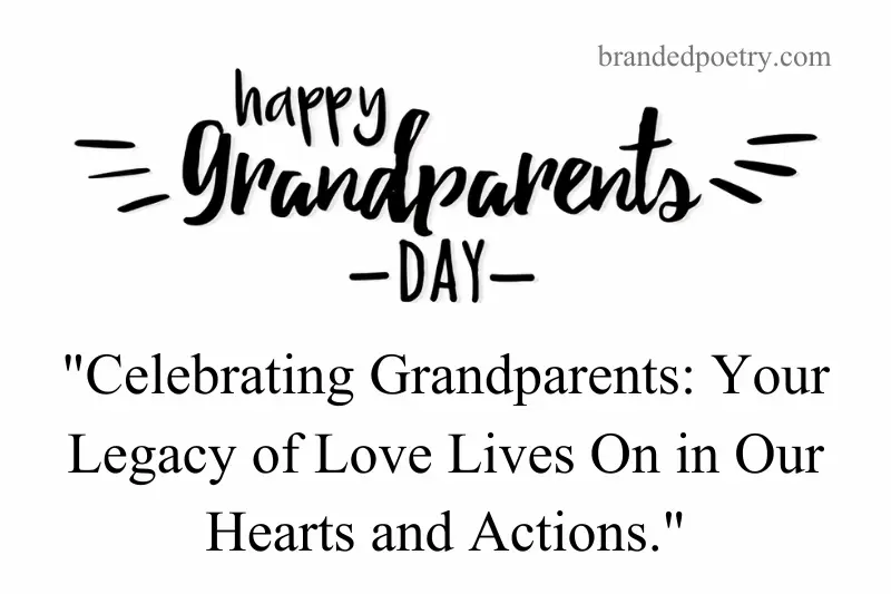 wishing slogan on grandparents day